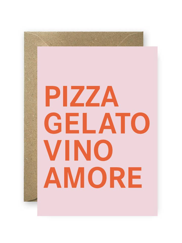 Postkarte BELLA ITALIA for wholesale by Linienwerk