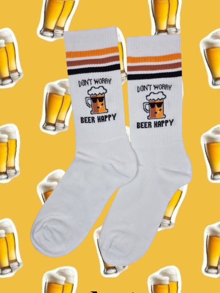 CHAUSSETTES BEER HAPPY pour la vente par PEGADA SOCKS