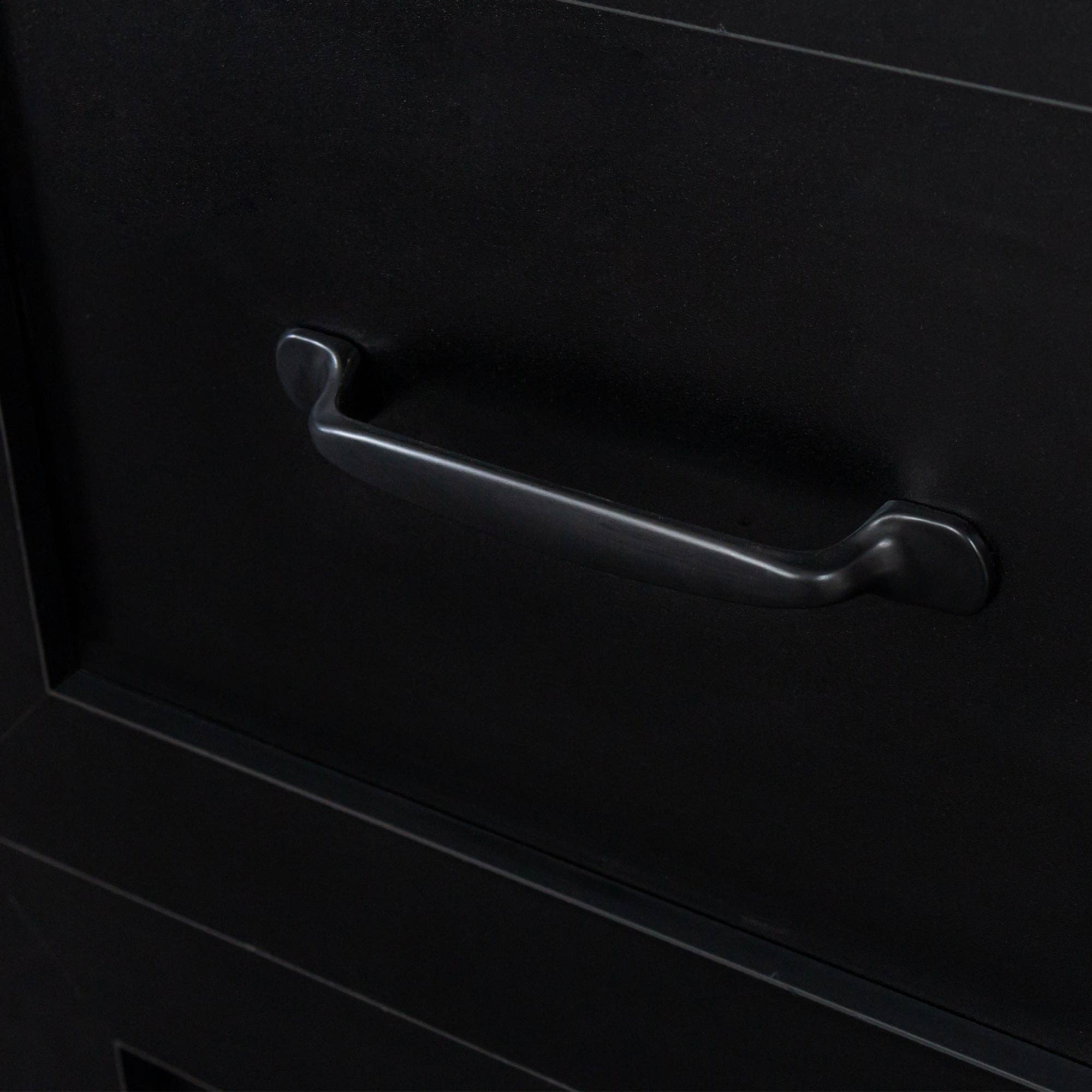 39F Inc. - Wholesale Desk Set - 60in Corner Office Computer Desk with Hutch-Antiqued Black6