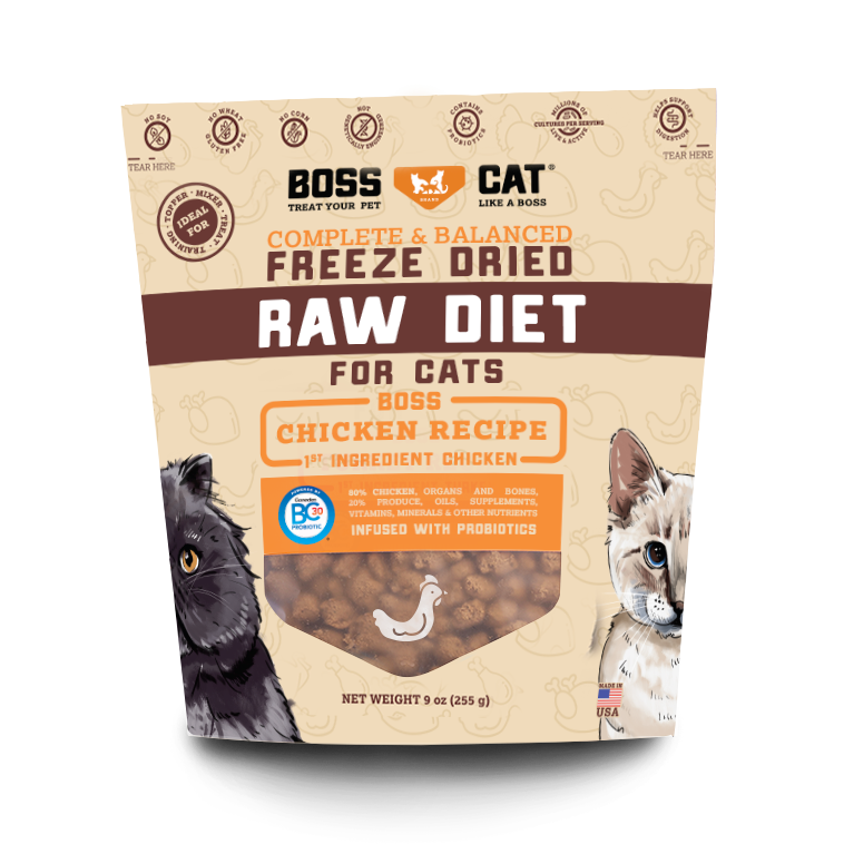 BOSS DOG BRAND, INC. - Wholesale Pet Food - Cat - Boss Cat® Freeze Dried  Diet for Cats0