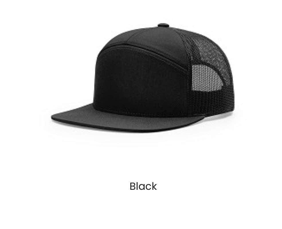 Three Rivers Hat Co. – Engroshandel Trucker hat - Unisex – Kalkunfjer - Flatbill Snapback Hat - Richardson 1684