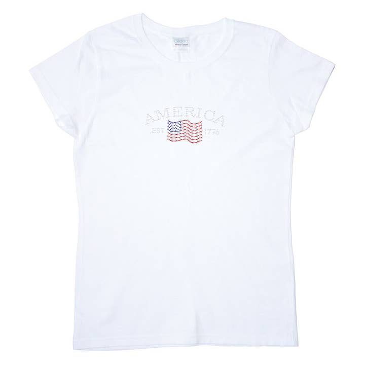 America - Maglietta da donna per la vendita all'ingrosso da parte di Dog in the Closet