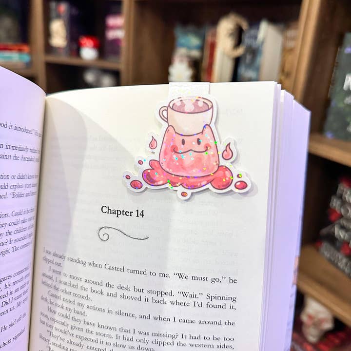 Luna Beam Creations - Wholesale Bookmark - Lava Squishy Magnetic Bookmark1