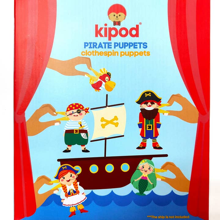 Clothespin Puppets Pirates for wholesale by Nova Toys LLC