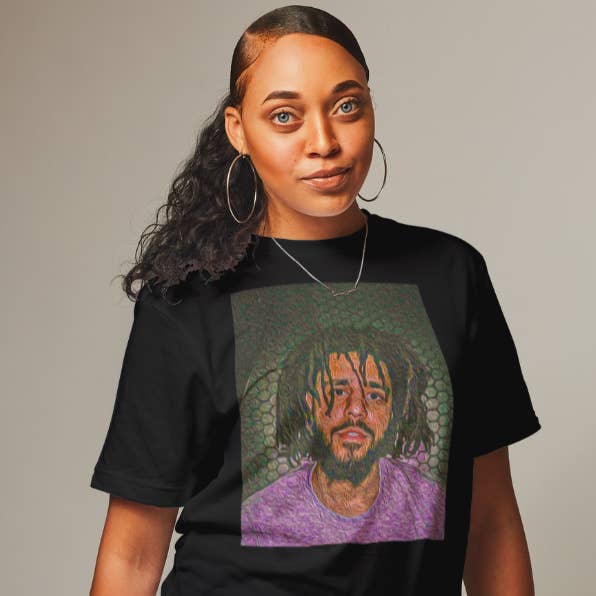 J Cole Photoshoot Concept Tee for wholesale by iSimpForArt