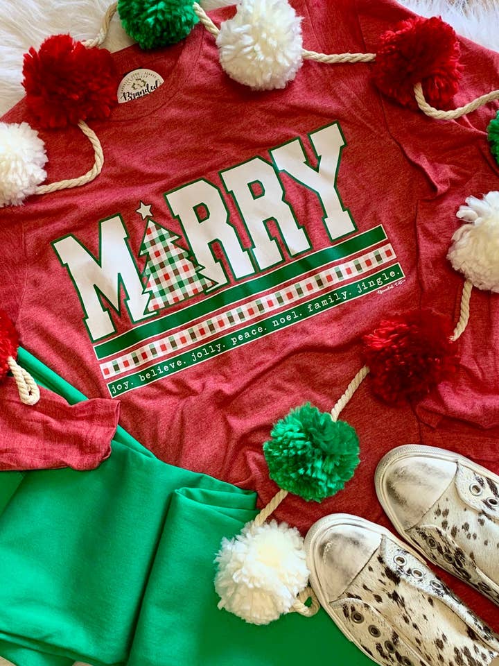 Merry Tee for wholesale by Branded Cotton