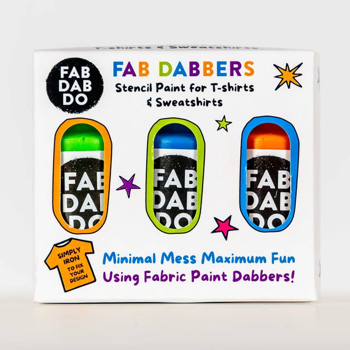 Fabric Paint Dabbers 3's - Set B  for wholesale by Fab Dab Do