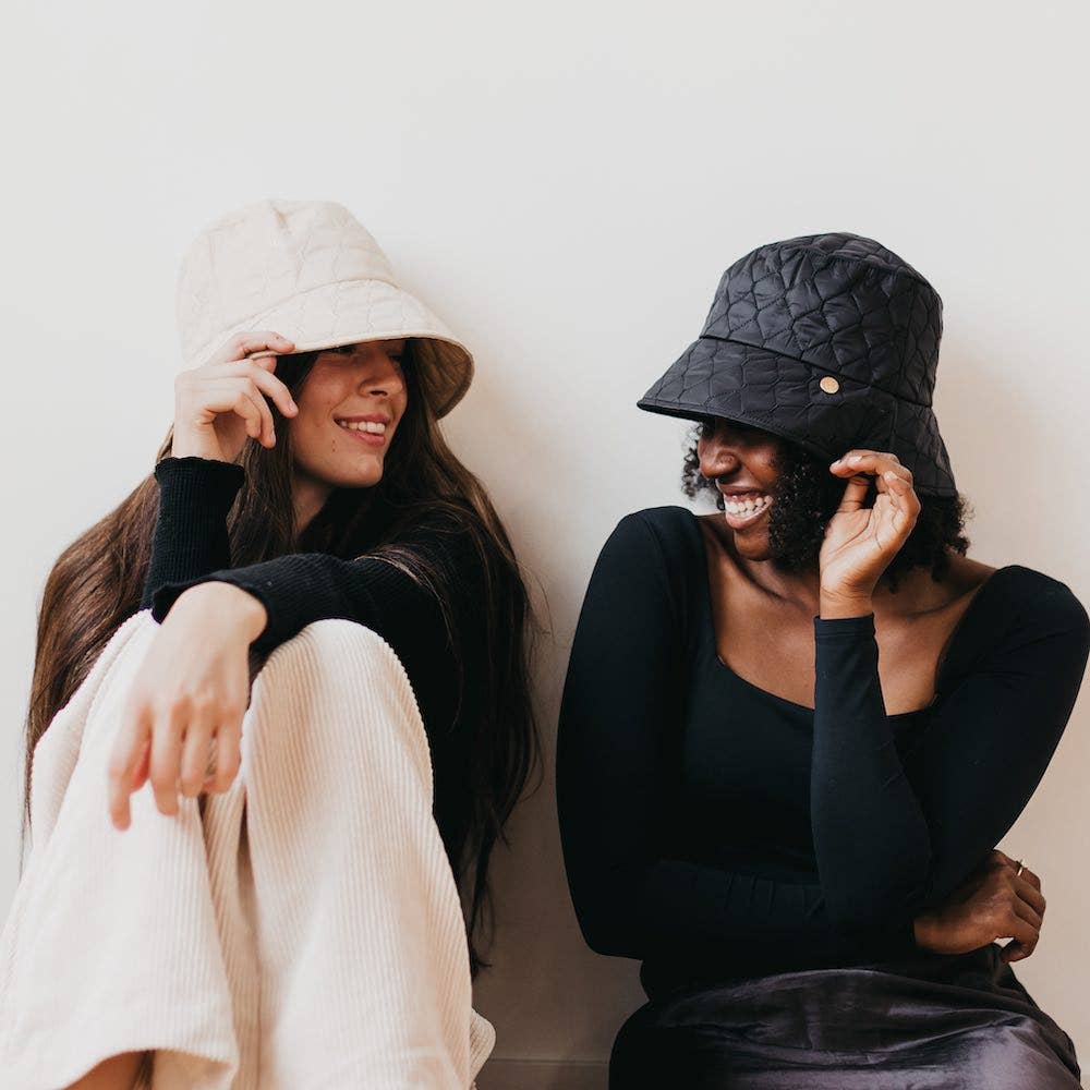 Pretty Simple - Wholesale Bucket Hat - Women's - Chiara Quilted Bucket Hat Wholesale6