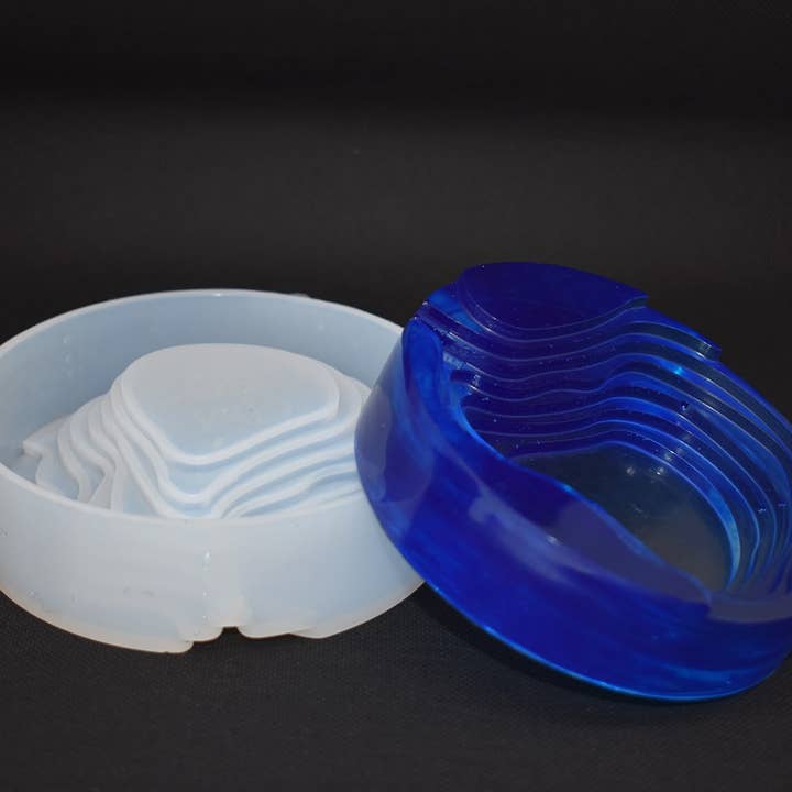 Resin Pro UK - Wholesale DIY Craft Kit - “ROUND JEWELLERY BOX” – Silicone Mould – 12.5×3.6cm1