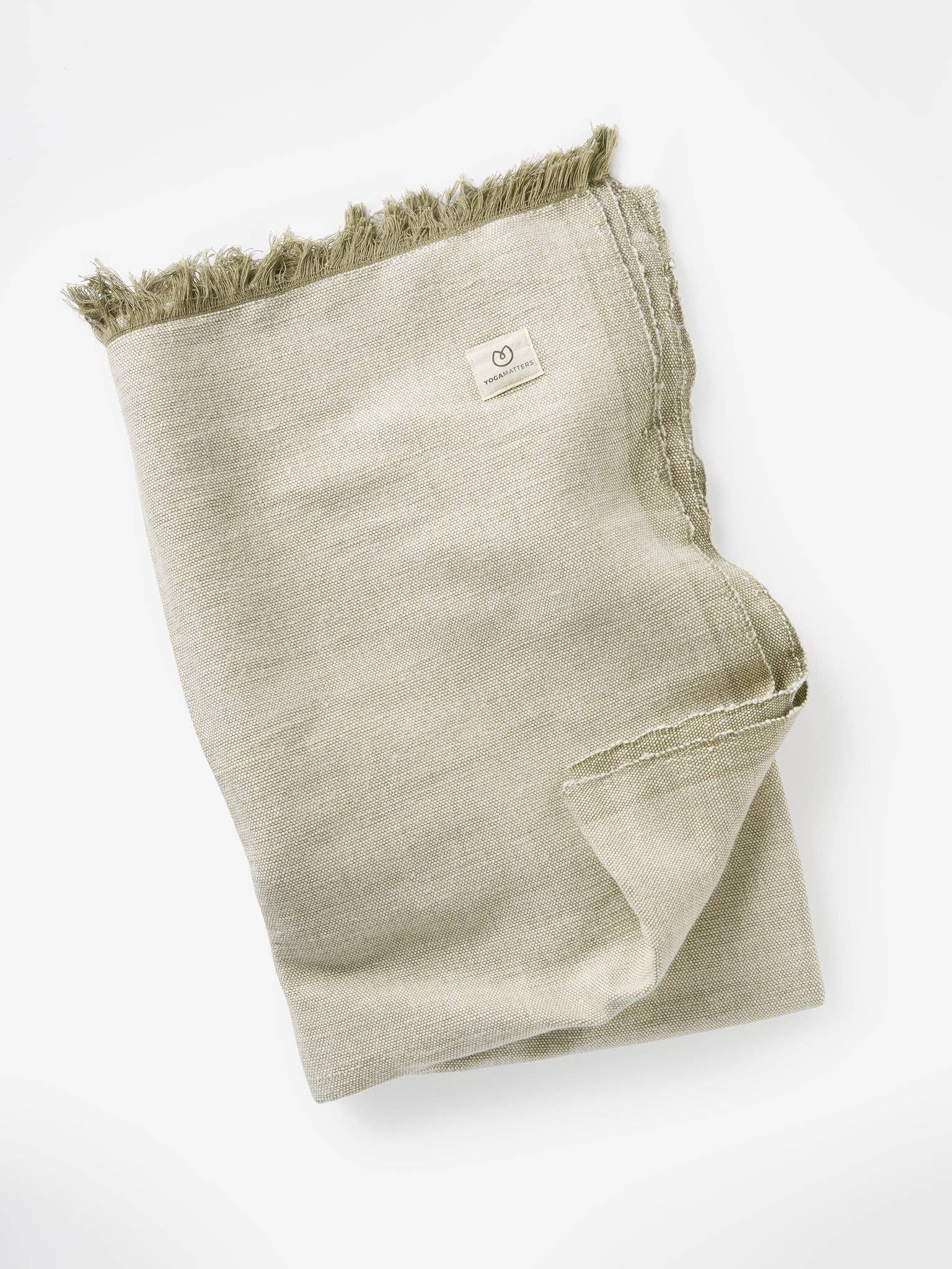 Yogamatters - Wholesale Yoga Blanket - Organic Cotton Chambray Yoga Blanket7
