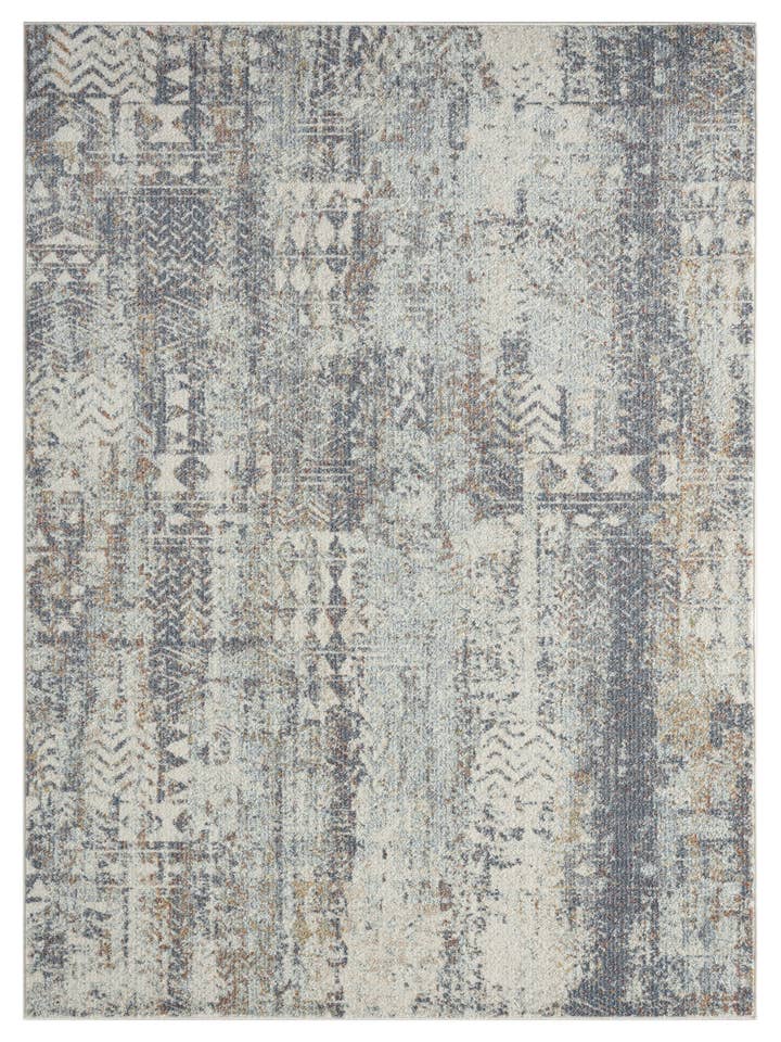 Abani Milas Vintage Cream & Grey Patterned Area Rug for wholesale by Abani Rugs