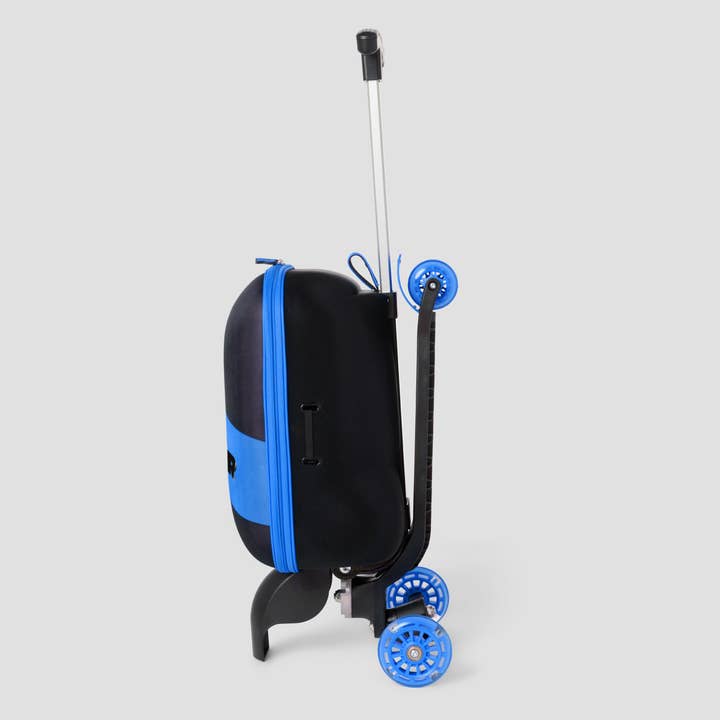 Roll Rider - Wholesale Luggage - Kids - Blue Kids Scooter Suitcase2