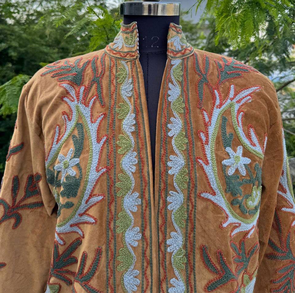 bhavnas boutique - Wholesale Jacket - Women's - Traditional Suzani Embroidery Jacket Cotton Coat Jacket 2