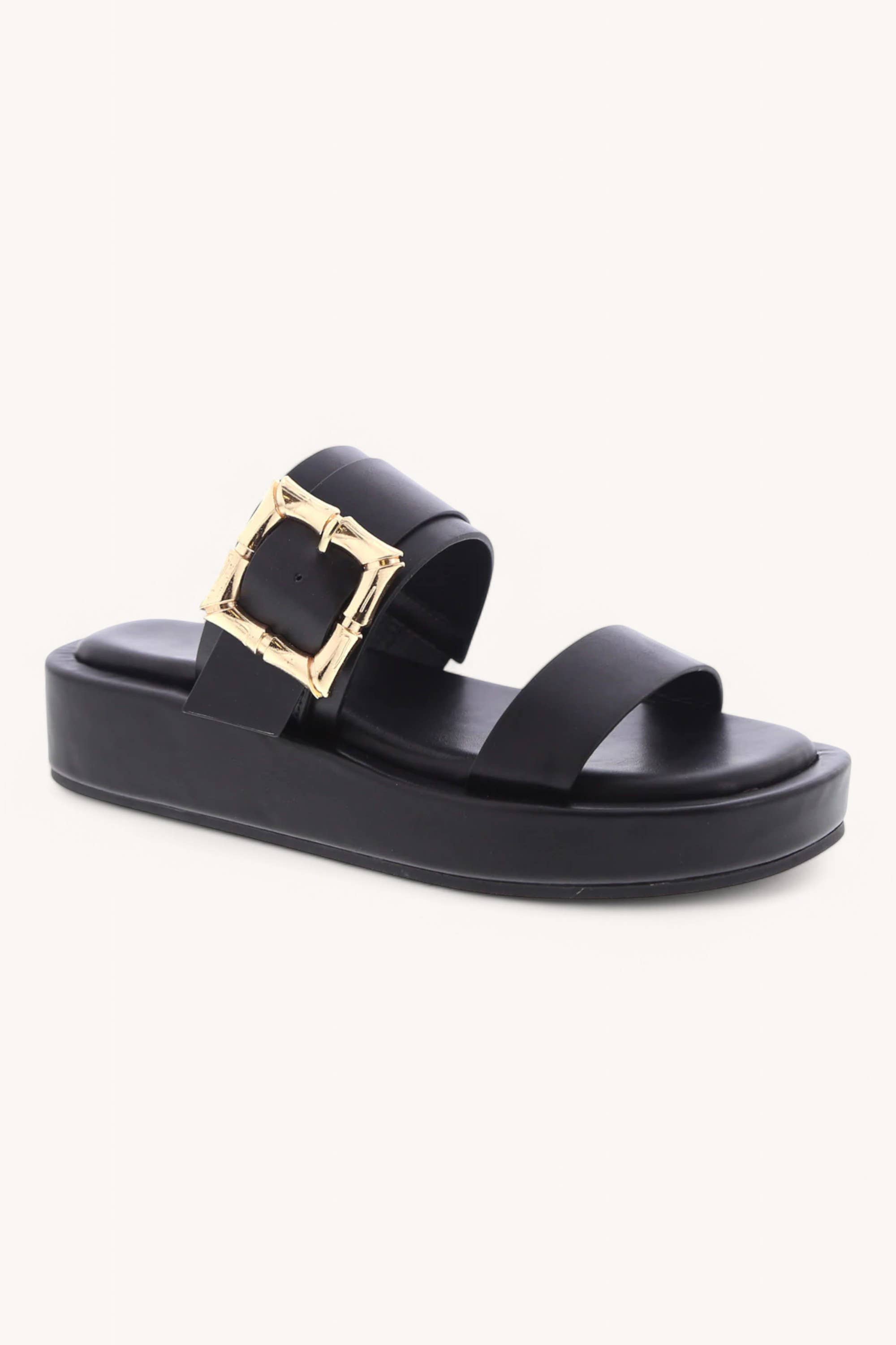 CCOCCI - Wholesale Sandals - Women's - RAYA-68 CHUNKY PLATFORM DOUBLE STRAP SANDALS8