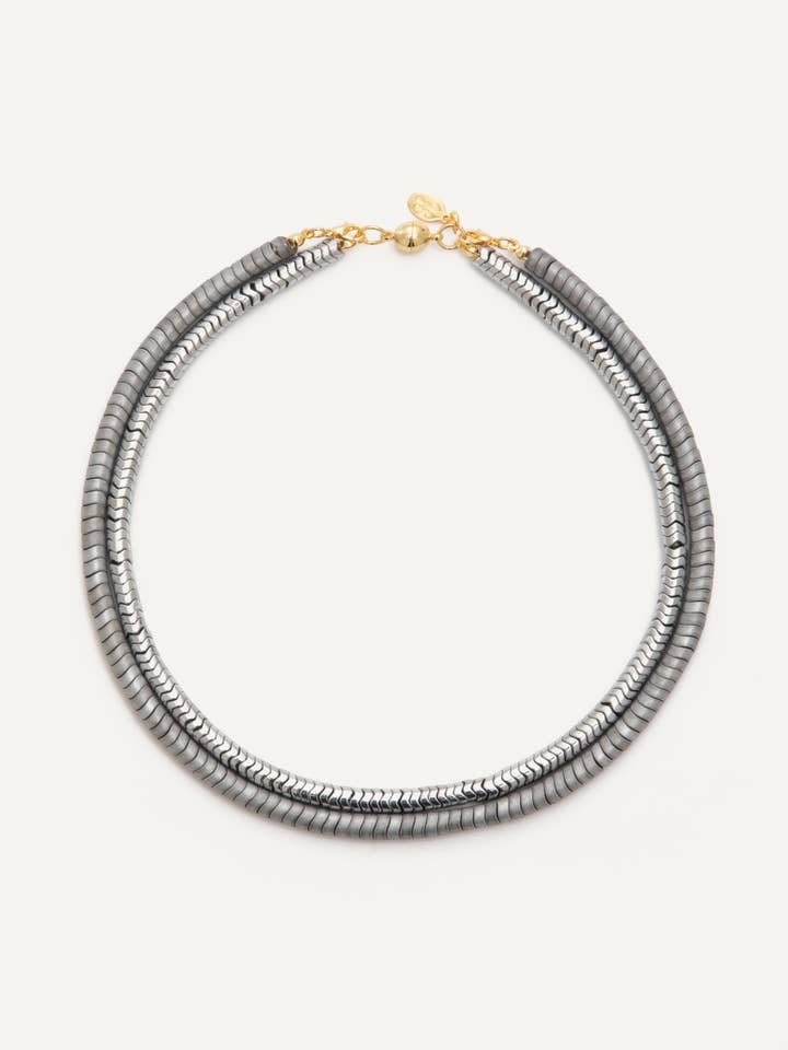 Kenya Necklace - Ash for wholesale by Melania Clara