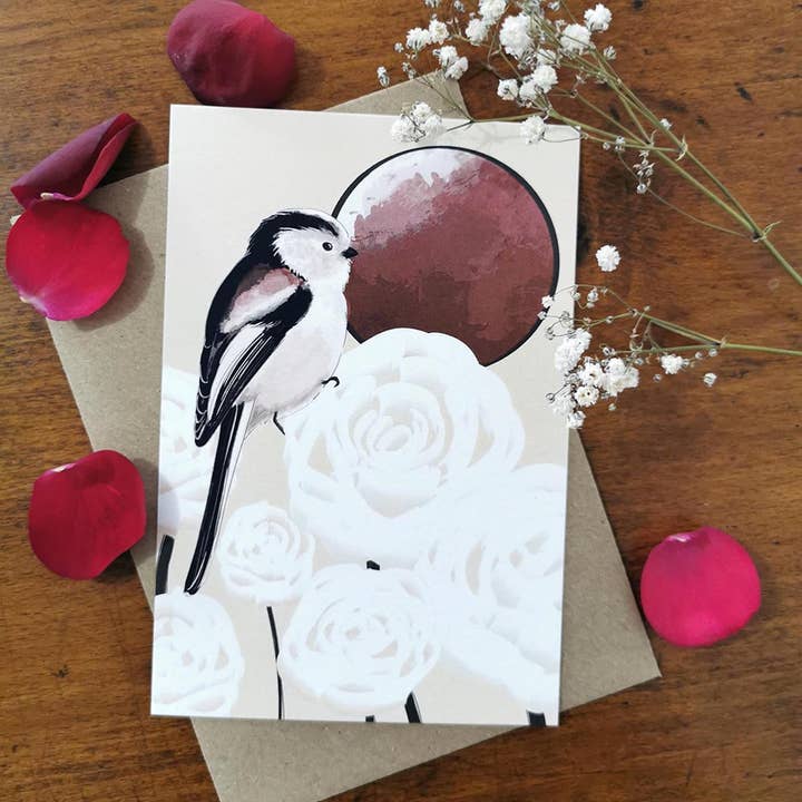 Cartão Chickadee por atacado de Ma Patte Laisse Des Traces