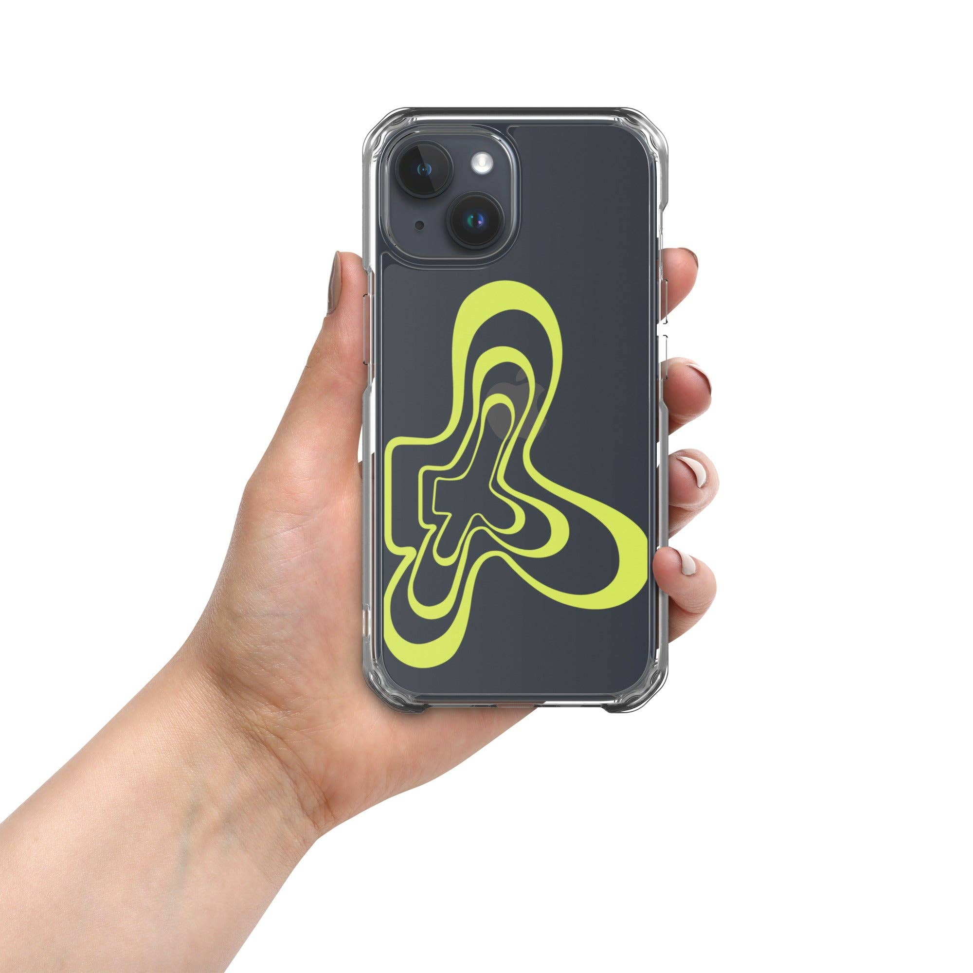 Kickback Club - Wholesale Phone Case - Women's - Groovy Flower Clear Case for iPhone®17