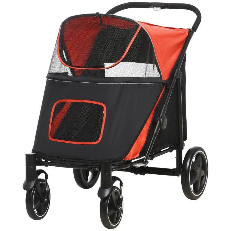 Furr-Baby Gifts - Wholesale Pet Carrier - Cat/Dog - One-Click Foldable Stroller for Large Medium Small Dogs, Pet, Cats with Storage15