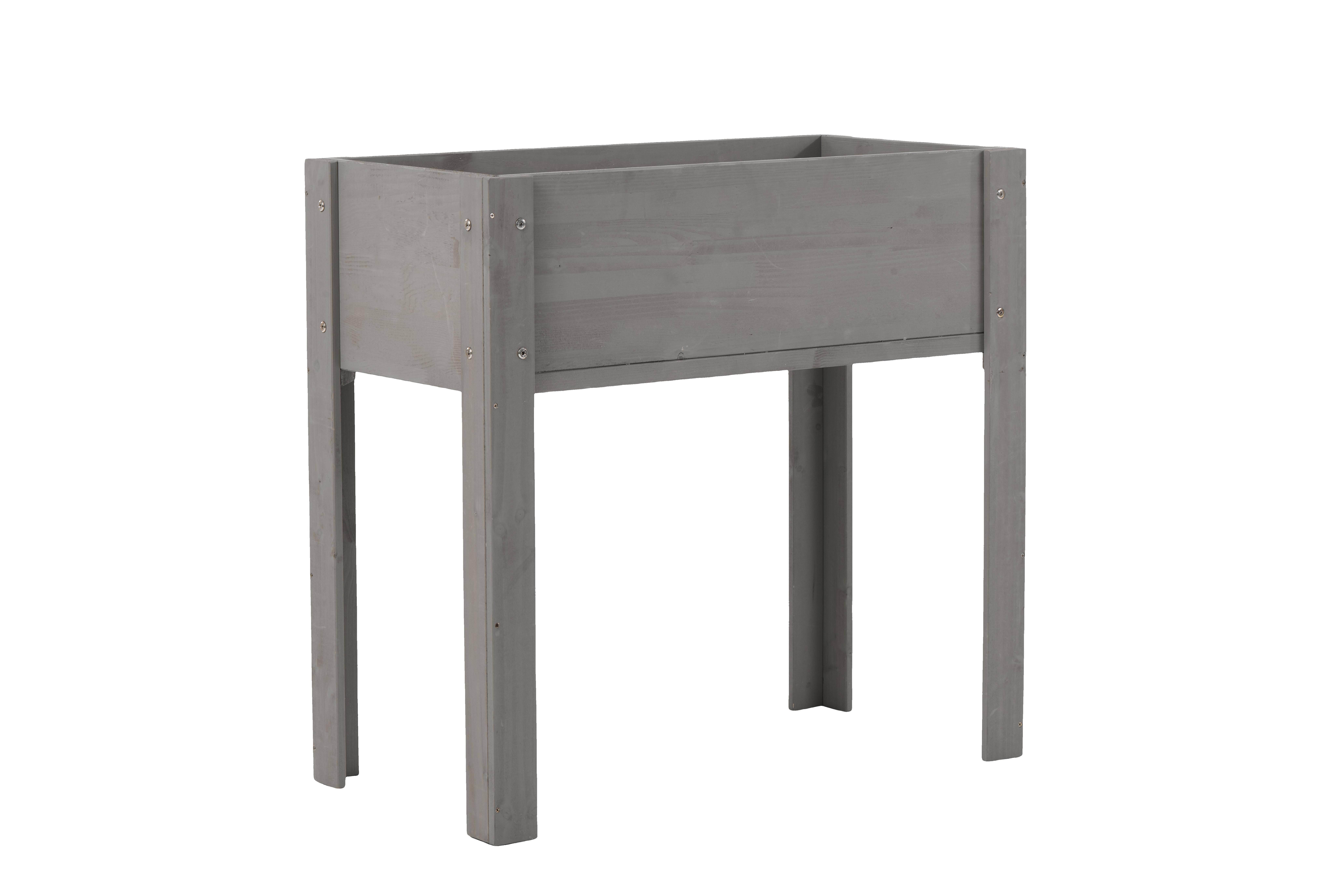 39F Inc. - Wholesale Planter Box - 31" Raised Garden Bed with Legs, Brown/Grey16