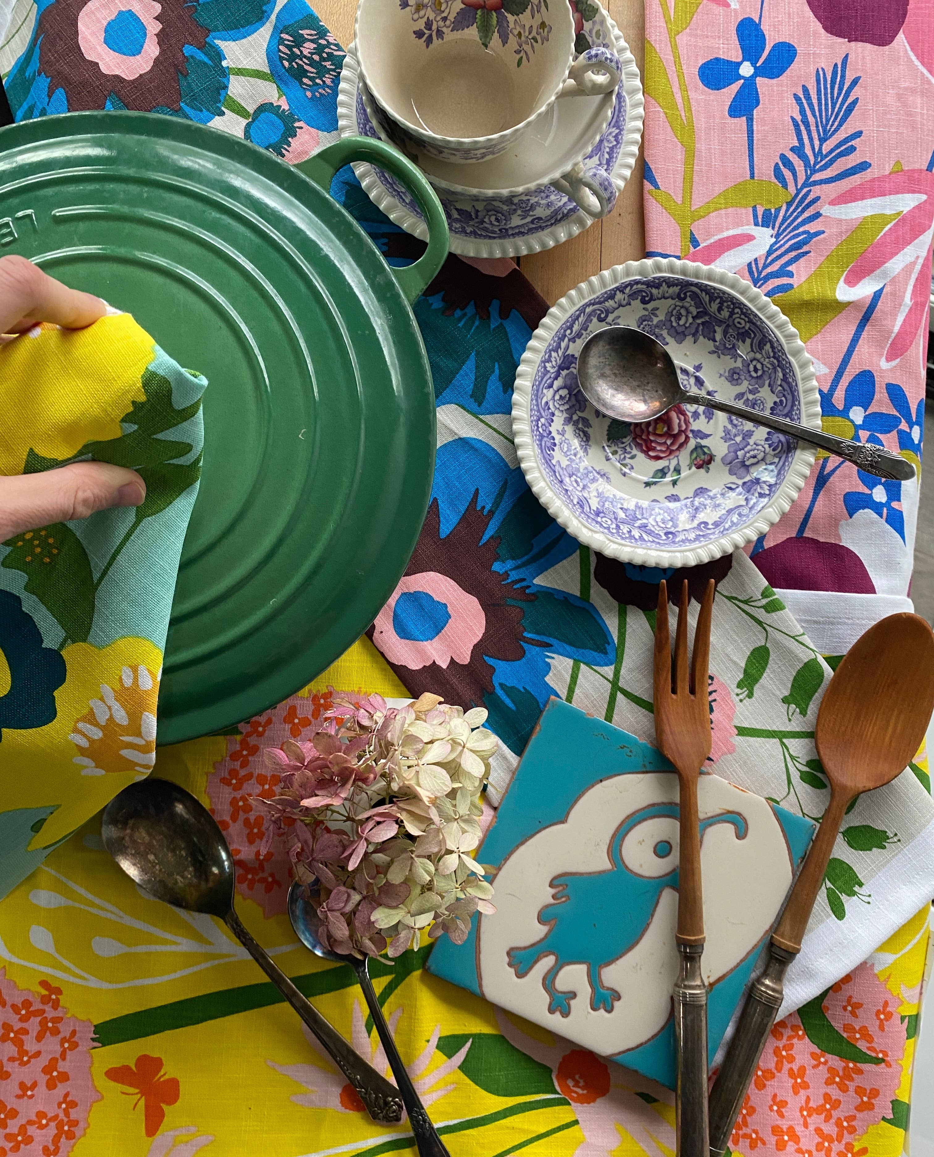 Elizabeth Grubaugh - Vendita all'ingrosso Strofinacci - Strofinaccio peonia5