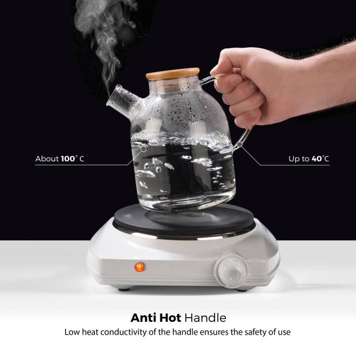 TEALYRA / LUXBE - Wholesale Tea Pot - Large Glass Teapot And Kettle 60oz - Stove-Top Safe