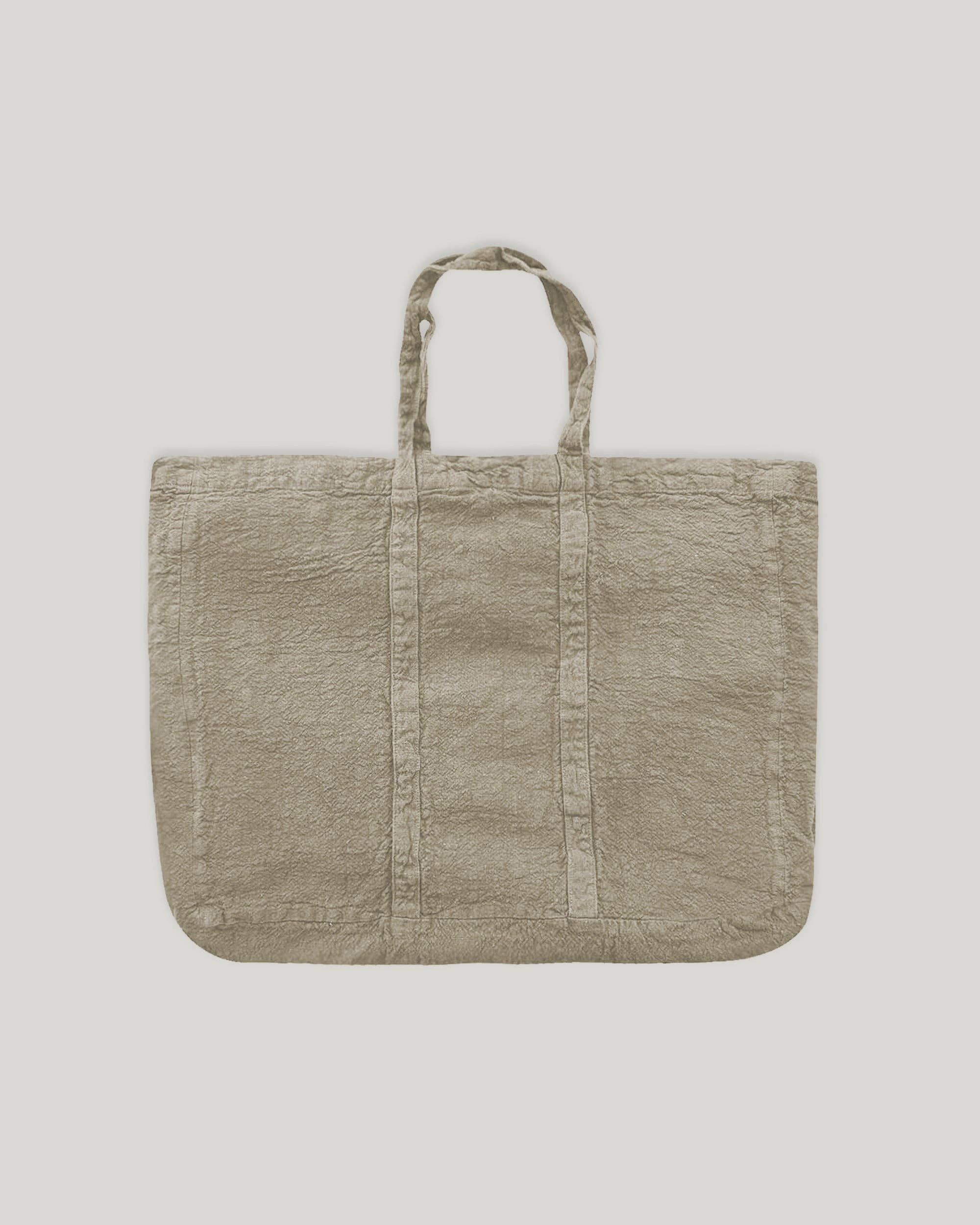 Maison Masarin - Wholesale Grocery/Shopping Bag - French raw linen yogi bag - shopping bag1