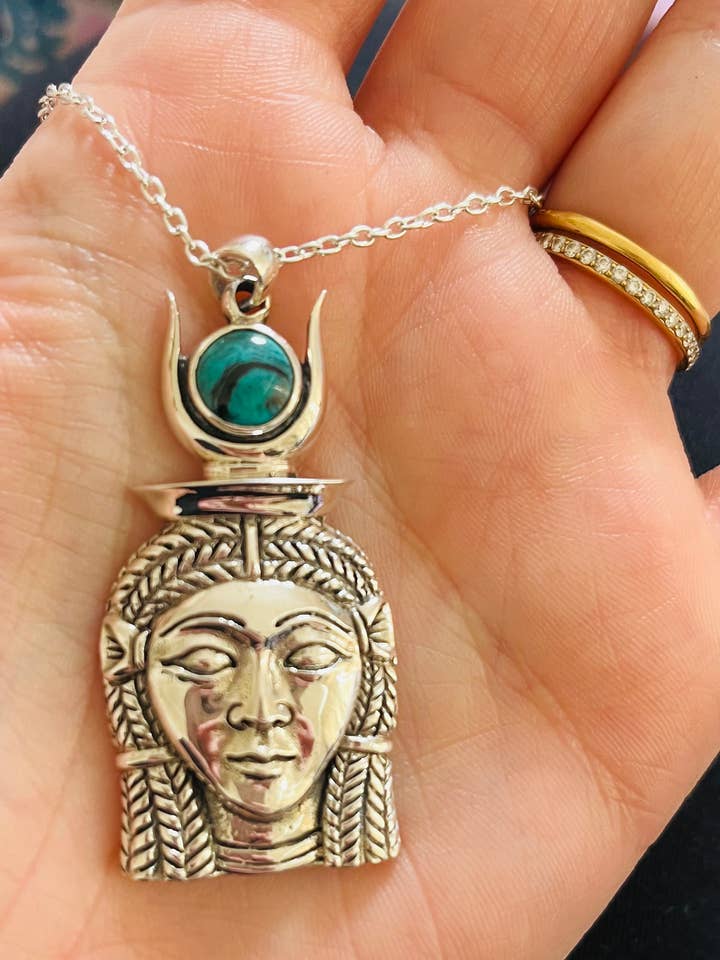 Silver Hathor Pendant for wholesale by The Children of Ra