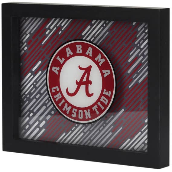 Open Road Brands, LLC - Wholesale Sign - University of Alabama Printed Glass Framed Wall Decor