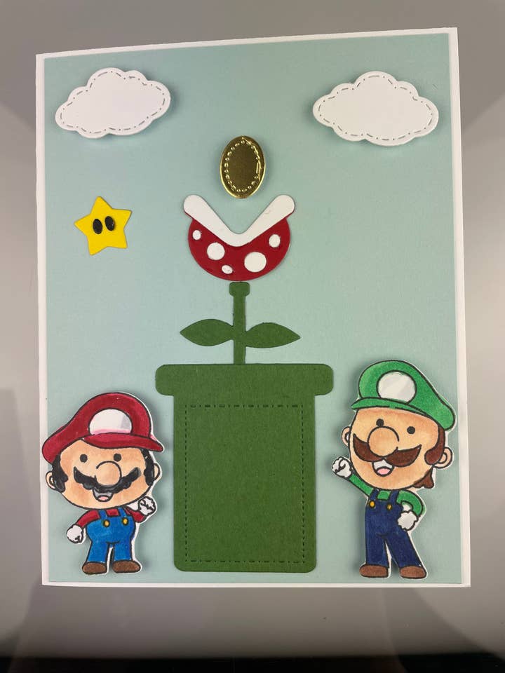 Carte d'anniversaire amusante faite à la main pour la vente par Cards By Robin