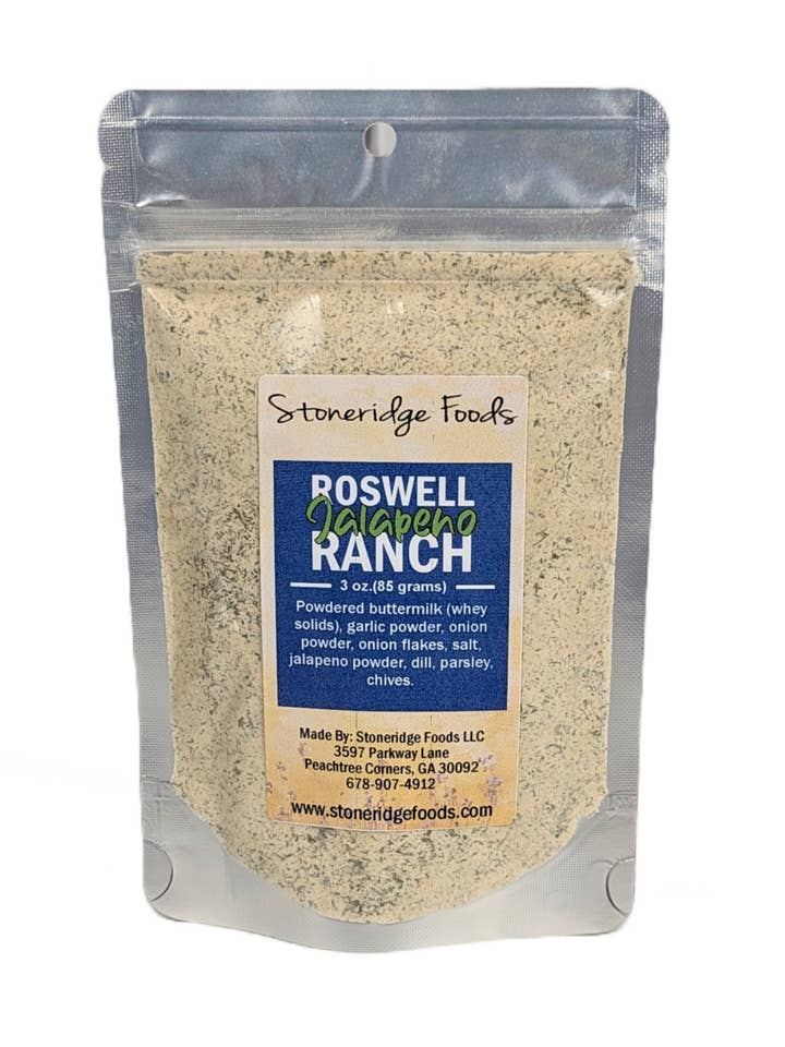 Roswell Jalapeno Ranch for wholesale by Stoneridge Foods LLC