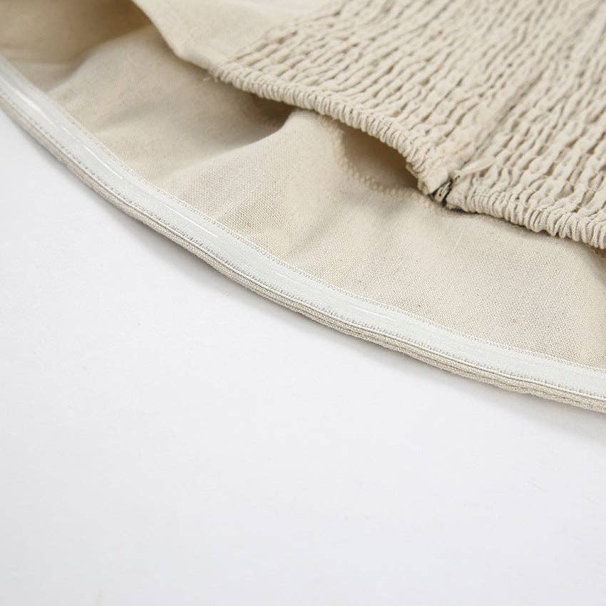 Marayn - Wholesale Dress - Women's - French Riviera Chic Linen Sundress14