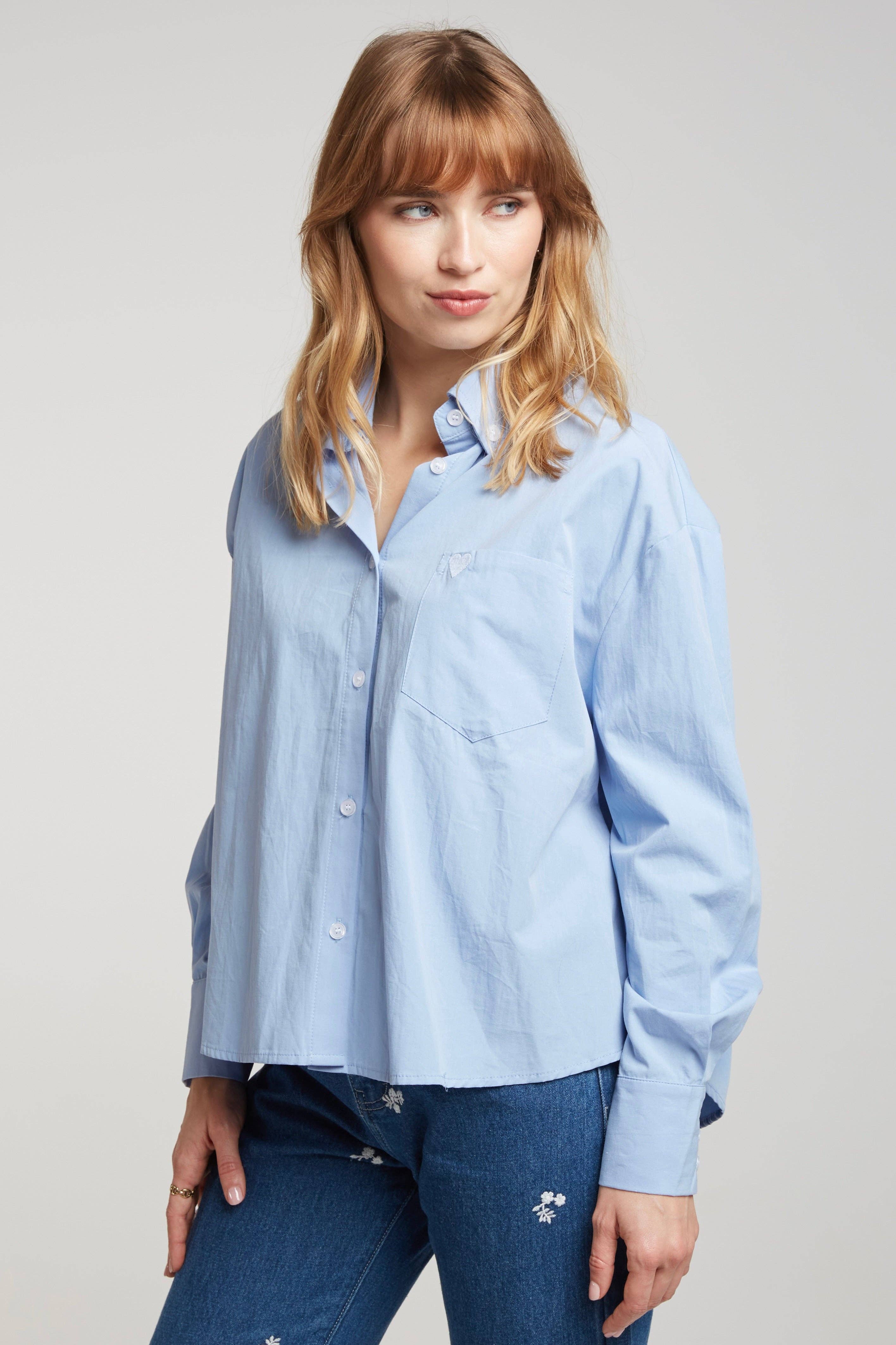 Andy & Lucy - Vente Chemise – femme - COEUR - Chemise oversized en coton0