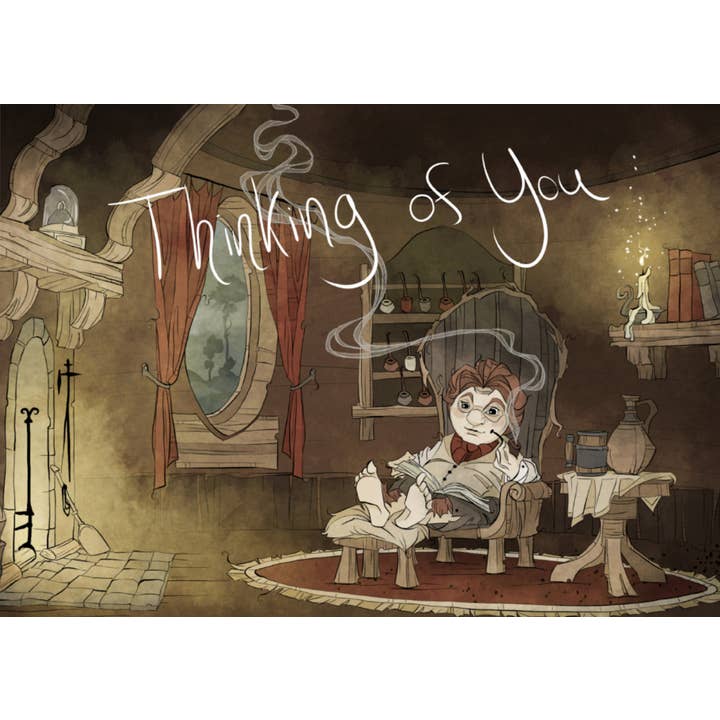 Dread Illustrations - Wholesale Sympathy Card - Hobbit Bilbo Tolkien Funny Sympathy Greeting Card