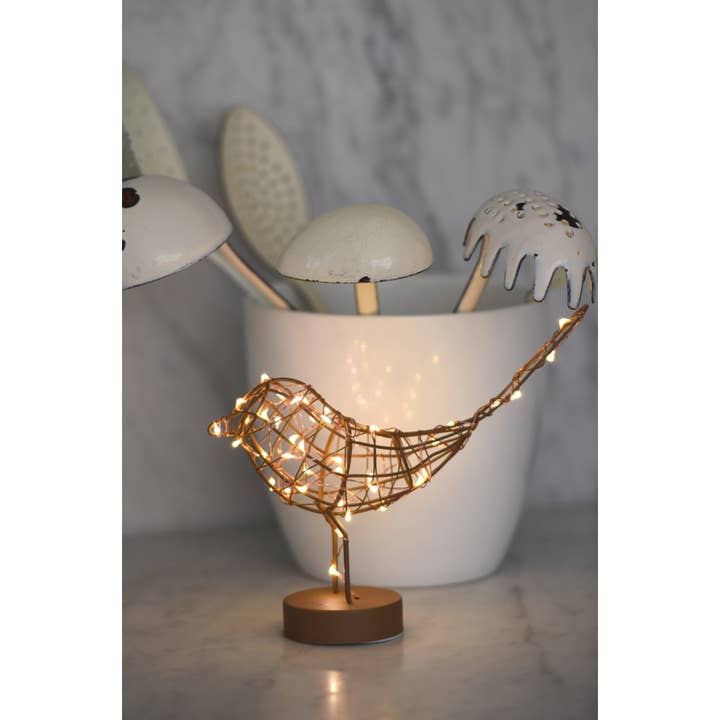 Lumina Of London AU - Wholesale Decorative tabletop object - Table Robin Light - Cute LED Ornament11