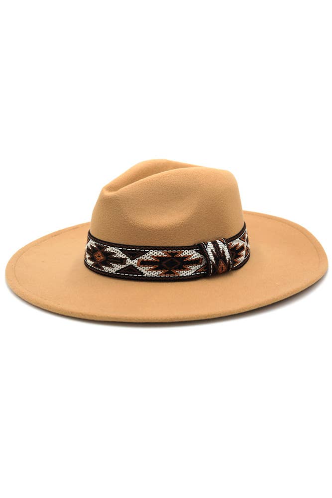Hana - Wholesale Fedora - Women's - Tribal Band Panama Hat1