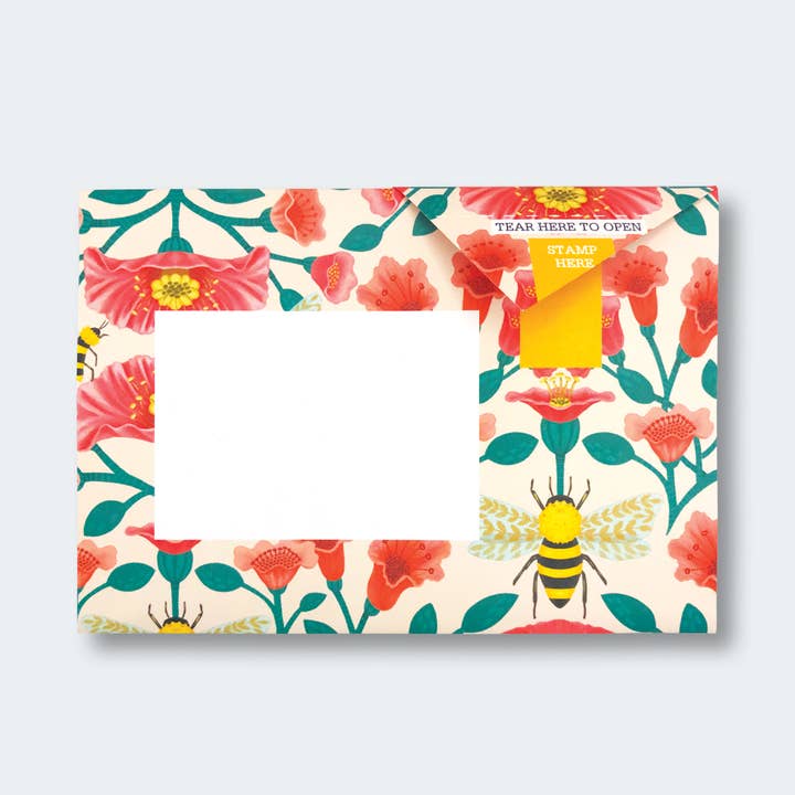 pigeonposted - Wholesale Stationery/Notecard Set - Bright & Beautiful Pigeon letter pack