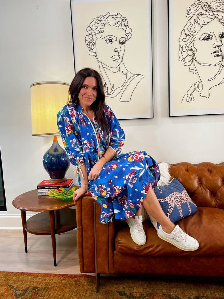 Bianca Bindemaxikjole for engroshandel hos Sur La Vague