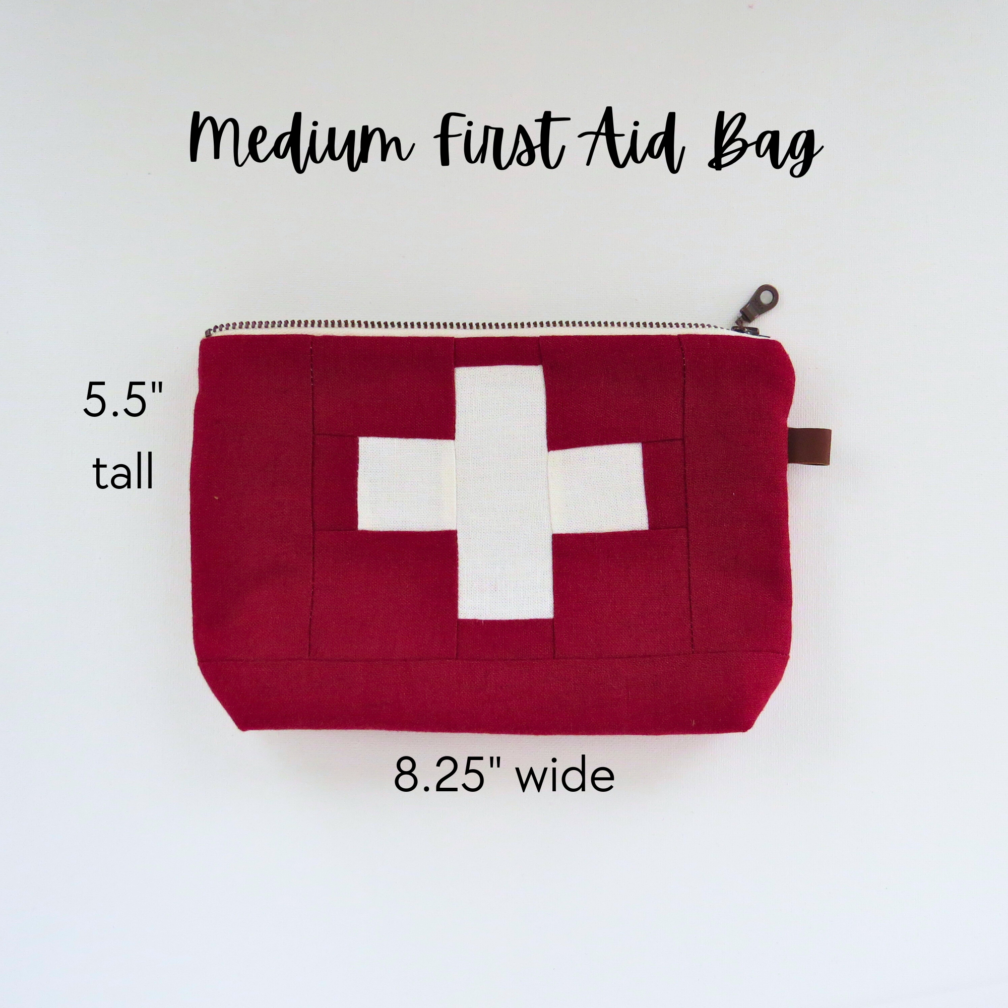 PaperFromHeaven - Vente Trousse de premiers secours - Trousse de premiers secours verte moyenne • Pochette à fermeture éclair pour kit d'urgence1