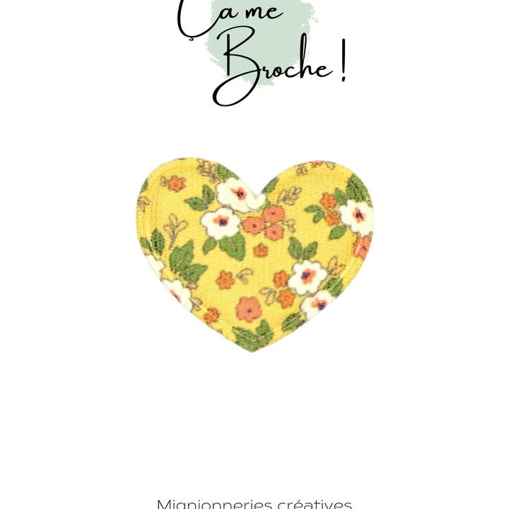 Camebroche - Wholesale Brooch - Flower heart brooches