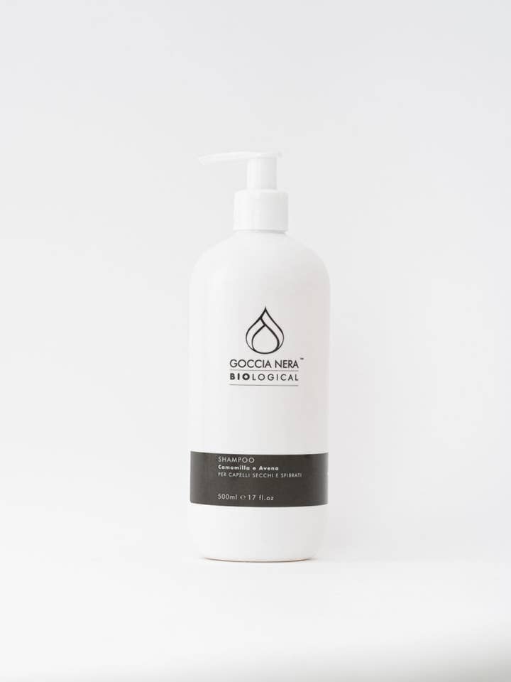 Champú Orgánico de Manzanilla y Avena para Cabello Seco para venta al por mayor de Goccia Nera