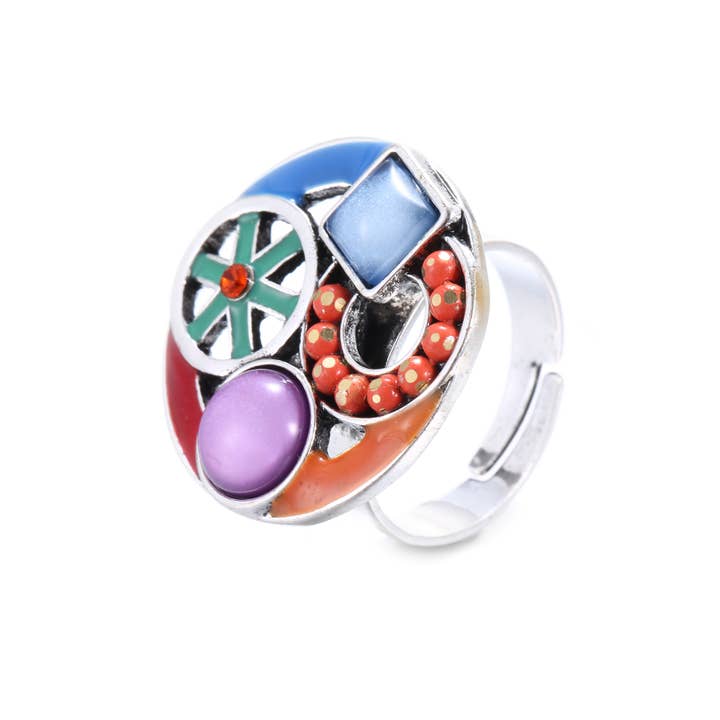 ADJUSTABLE RING 20PEBG011 for wholesale by Blossom bijoux