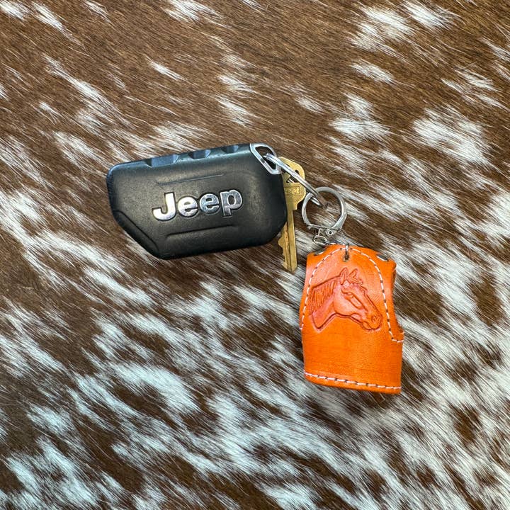 Western Linens - Vente Porte-clés – unisexe - Porte-clés gilet en cuir western 4