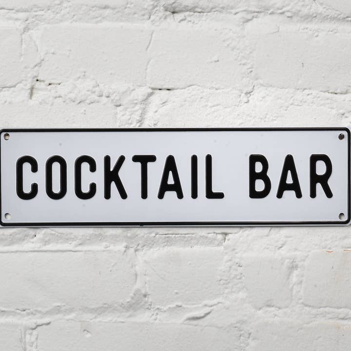 Crooked & Spur - Wholesale Sign - Cocktail Bar Aluminum Sign1