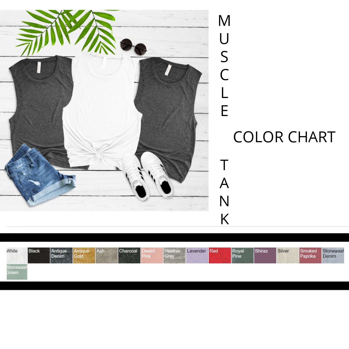 Top Crate - Wholesale Tank Top - Women's - Custom DTG Graphic Tank top - Your Logo Your Design11