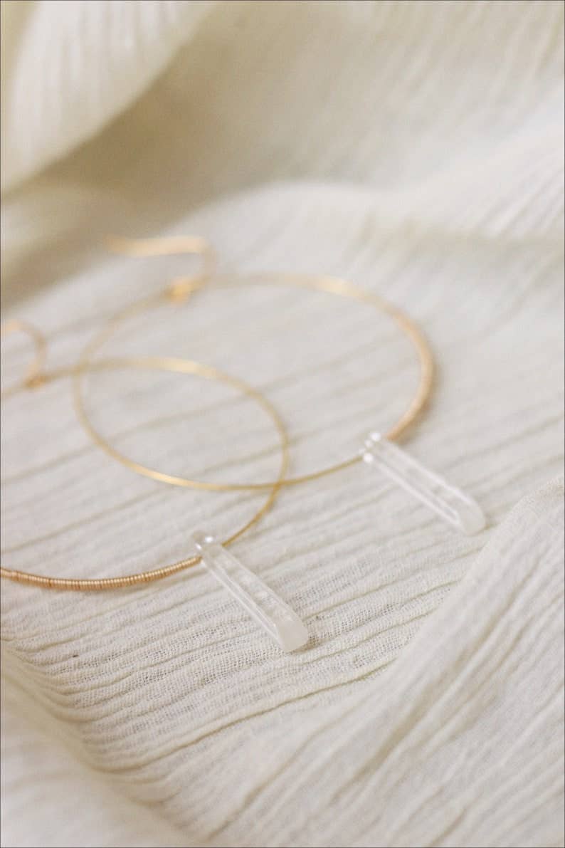 Goldie Jewelry - Wholesale Dangle Earrings - PETITE AURA HOOPS2