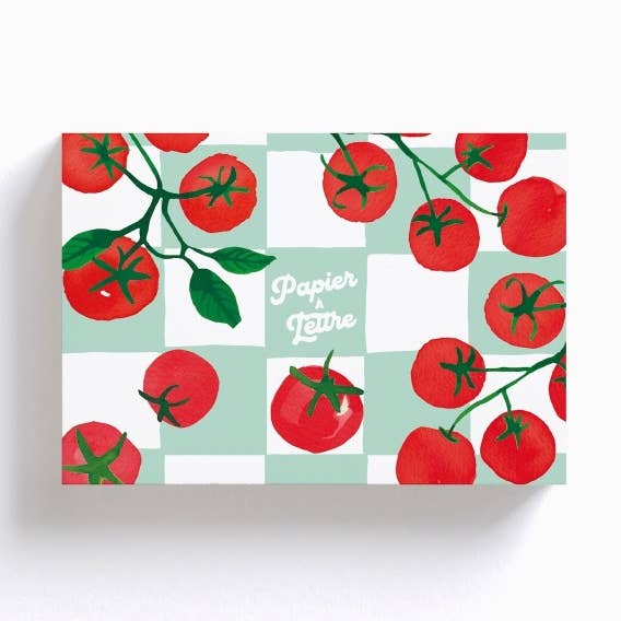 Coffret de Papier à Lettre Tomates Quartier Libre pour la vente par Quartier Libre Papier
