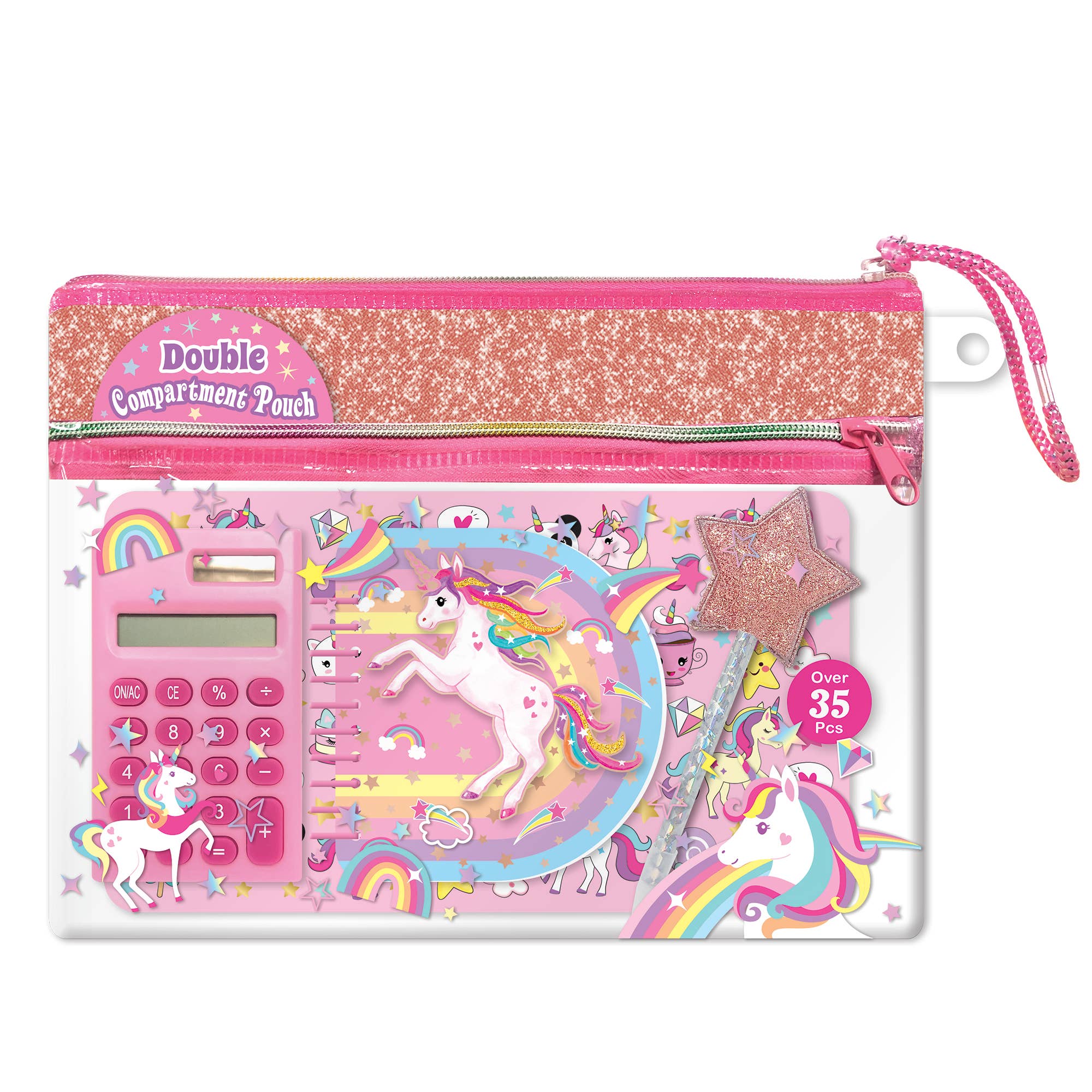 Hot Focus, Inc. - Wholesale Pencil Case/Pouch - Smart Helper, Unicorn0