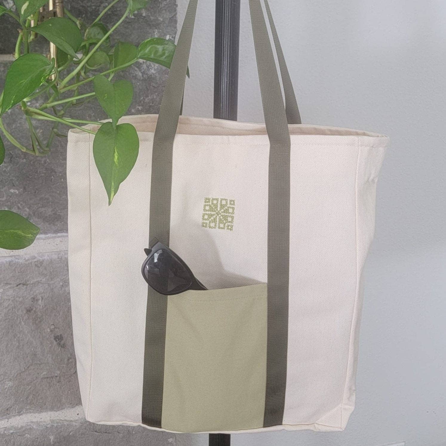 Darzah - Wholesale Tote Bag - Women's - Liyana Market Tote - Green6