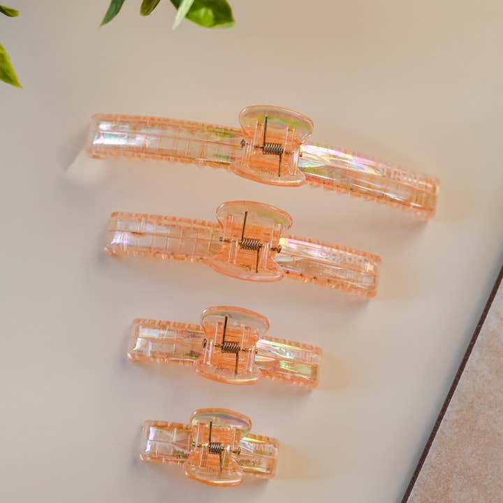 Share Studio - Venta al por mayor Horquilla para el pelo - Mujer - Clip Mega Hold iridiscente de color melocotón7