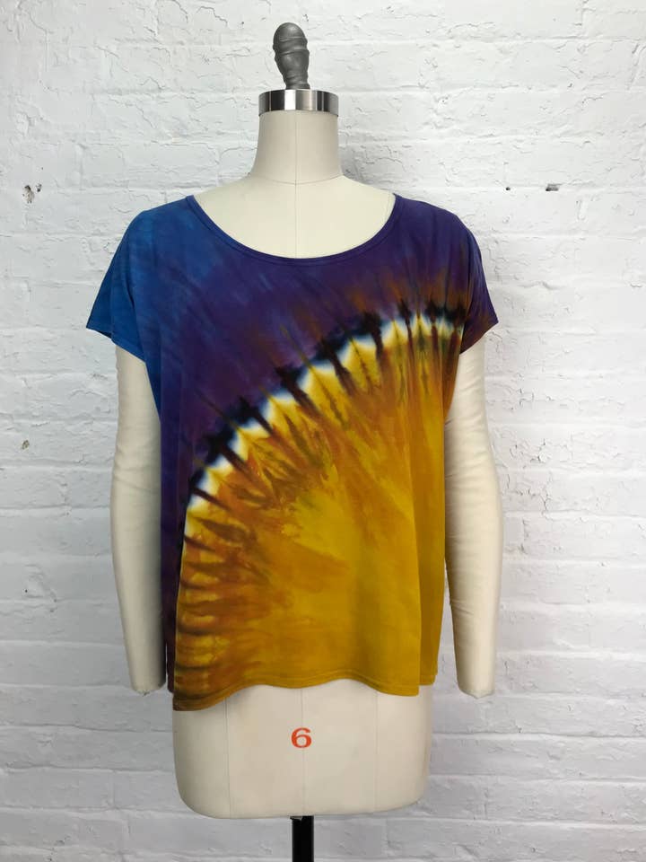 Elsie Top in Autumn Sun for wholesale by Cloud Candy Clothing